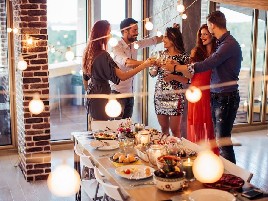 party tips and ideas for a new homebuyer