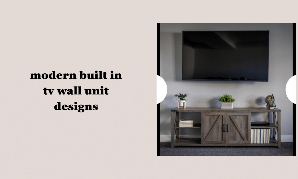modern built in tv wall unit designs
