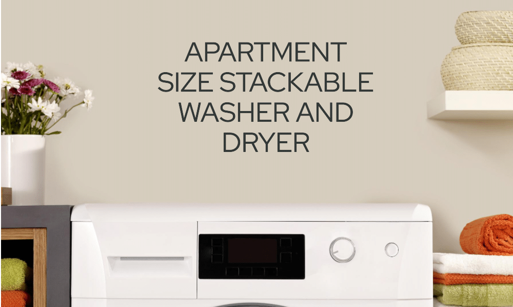 apartment size stackable washer and dryer