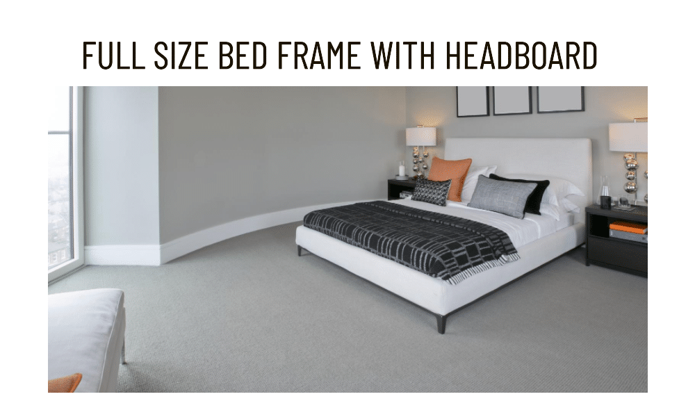 full size bed frame with headboard
