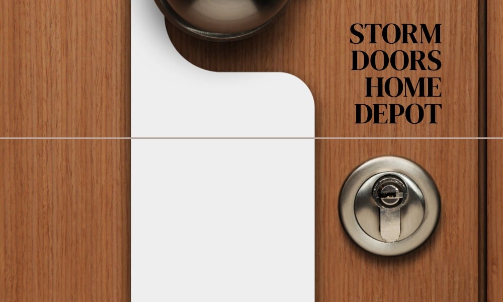 storm doors home depot