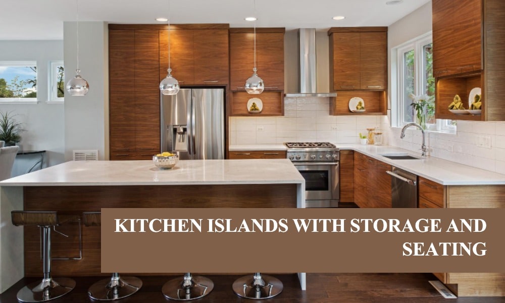 kitchen islands with storage and seating