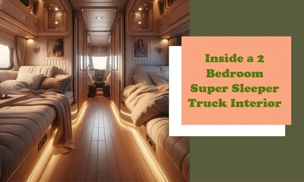 2 bedroom super sleeper truck interior