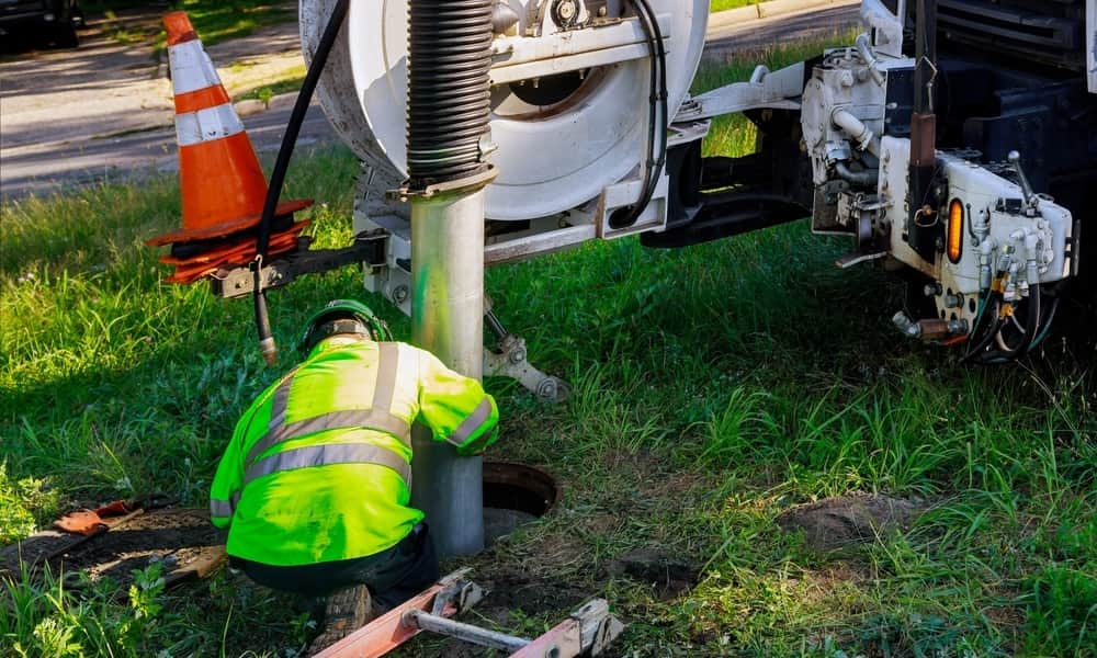 sewage cleanup service